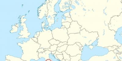 Map of Vatican city europe
