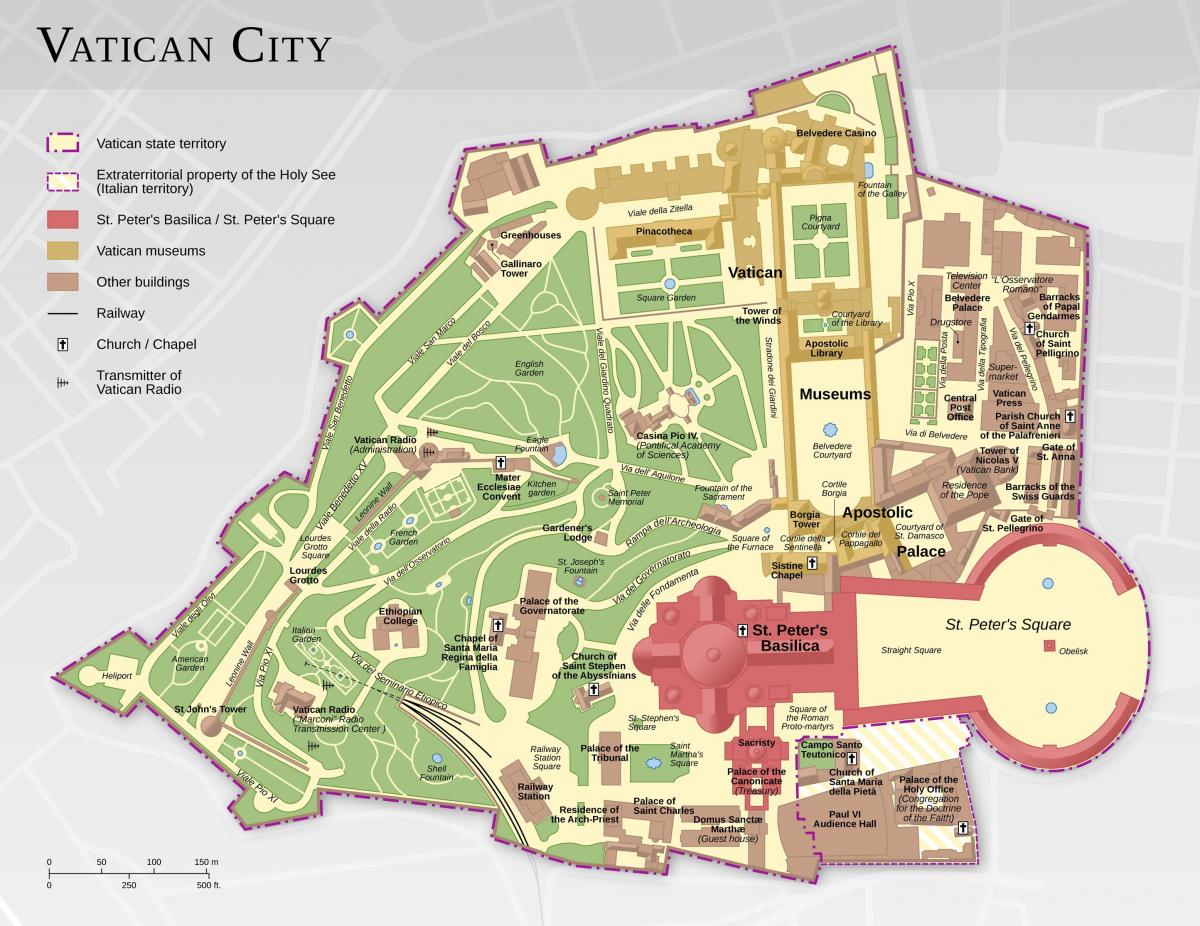 map of Vatican